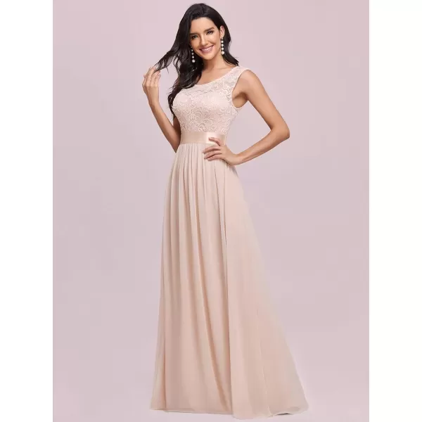 EverPretty Womens Womens Ruched Empire Wasit Bridesmaid Dresses 0646Blush