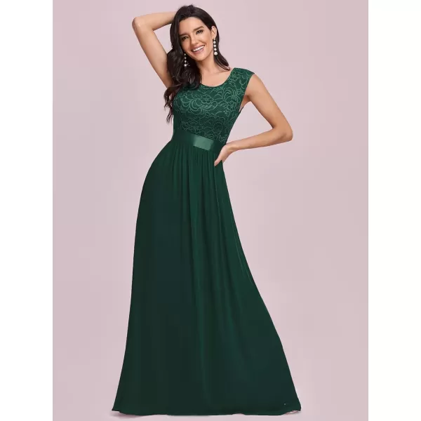 EverPretty Womens Womens Ruched Empire Wasit Bridesmaid Dresses 0646Green