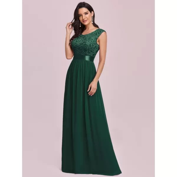 EverPretty Womens Womens Ruched Empire Wasit Bridesmaid Dresses 0646Green