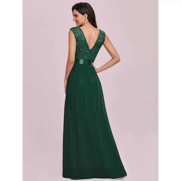 EverPretty Womens Womens Ruched Empire Wasit Bridesmaid Dresses 0646Green