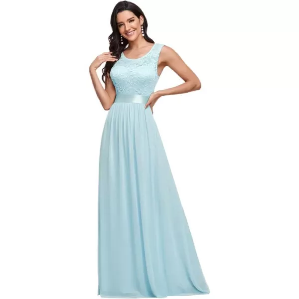 EverPretty Womens Womens Ruched Empire Wasit Bridesmaid Dresses 0646Blue