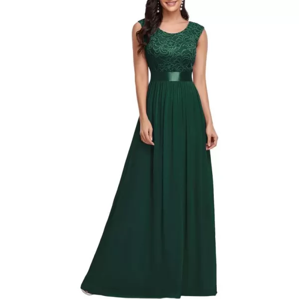 EverPretty Womens Womens Ruched Empire Wasit Bridesmaid Dresses 0646Green