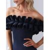 imageEverPretty Womens Off Shoulder Ruffle Sleeve Bodycon Formal Party Dress 0274