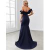 imageEverPretty Womens Off Shoulder Ruffle Sleeve Bodycon Formal Party Dress 0274