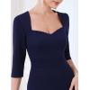 imageEverPretty Womens Sexy Mermaid Square Neck Half Sleeves Bodycon Formal Dresses 00036