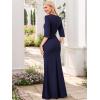 imageEverPretty Womens Sexy Mermaid Square Neck Half Sleeves Bodycon Formal Dresses 00036