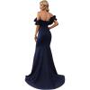 imageEverPretty Womens Off Shoulder Ruffle Sleeve Bodycon Formal Party Dress 0274