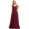 imageEverPretty Womens Sexy Chiffon MultiWay Backless ALine Convertible Bridesmaid Dress 01692Burgundy
