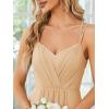 imageEverPretty Womens Sexy Chiffon MultiWay Backless ALine Convertible Bridesmaid Dress 01692Champagne