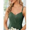 imageEverPretty Womens Sexy Chiffon MultiWay Backless ALine Convertible Bridesmaid Dress 01692Eucalyptus Green