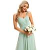imageEverPretty Womens Sexy Chiffon MultiWay Backless ALine Convertible Bridesmaid Dress 01692Mint Green