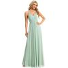 imageEverPretty Womens Sexy Chiffon MultiWay Backless ALine Convertible Bridesmaid Dress 01692Mint Green