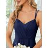 imageEverPretty Womens Sexy Chiffon MultiWay Backless ALine Convertible Bridesmaid Dress 01692Navy Blue