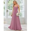 imageEverPretty Womens Sexy Chiffon MultiWay Backless ALine Convertible Bridesmaid Dress 01692Orchid