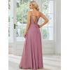 imageEverPretty Womens Sexy Chiffon MultiWay Backless ALine Convertible Bridesmaid Dress 01692Orchid