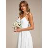 imageEverPretty Womens Sexy Chiffon MultiWay Backless ALine Convertible Bridesmaid Dress 01692White