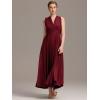 imageEverPretty Womens Sexy Convertible Bridesmaid Dress Infinity MultiWay Dresses Twist Wrap Gowns 02410Burgundy