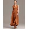 imageEverPretty Womens Sexy Convertible Bridesmaid Dress Infinity MultiWay Dresses Twist Wrap Gowns 02410Burnt Orange