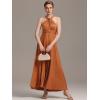 imageEverPretty Womens Sexy Convertible Bridesmaid Dress Infinity MultiWay Dresses Twist Wrap Gowns 02410Burnt Orange