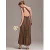 imageEverPretty Womens Sexy Convertible Bridesmaid Dress Infinity MultiWay Dresses Twist Wrap Gowns 02410Coffee