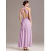 imageEverPretty Womens Sexy Convertible Bridesmaid Dress Infinity MultiWay Dresses Twist Wrap Gowns 02410Lavender