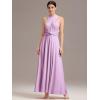 imageEverPretty Womens Sexy Convertible Bridesmaid Dress Infinity MultiWay Dresses Twist Wrap Gowns 02410Lavender
