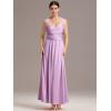 imageEverPretty Womens Sexy Convertible Bridesmaid Dress Infinity MultiWay Dresses Twist Wrap Gowns 02410Lavender