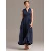 imageEverPretty Womens Sexy Convertible Bridesmaid Dress Infinity MultiWay Dresses Twist Wrap Gowns 02410Navy Blue