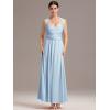 imageEverPretty Womens Sexy Convertible Bridesmaid Dress Infinity MultiWay Dresses Twist Wrap Gowns 02410Sky Blue