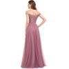 imageEverPretty Womens V Neck Sequin Tulle A Line Evening Formal Dress 00279Orchid