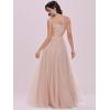 imageEverPretty Womens V Neck Sequin Tulle A Line Evening Formal Dress 00279Rose Gold