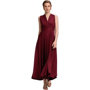 imageEverPretty Womens Sexy Convertible Bridesmaid Dress Infinity MultiWay Dresses Twist Wrap Gowns 02410Burgundy