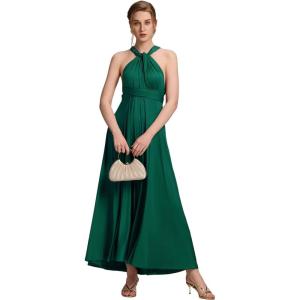 imageEverPretty Womens Sexy Convertible Bridesmaid Dress Infinity MultiWay Dresses Twist Wrap Gowns 02410Dark Green