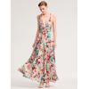 imageEverPretty Womens Convertible Bridesmaid Dress Infinity MultiWay Wrap Gowns Twist Wrap Dresses 02410Apricot Print