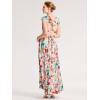 imageEverPretty Womens Convertible Bridesmaid Dress Infinity MultiWay Wrap Gowns Twist Wrap Dresses 02410Apricot Print