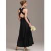 imageEverPretty Womens Convertible Bridesmaid Dress Infinity MultiWay Wrap Gowns Twist Wrap Dresses 02410Black