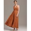 imageEverPretty Womens Convertible Bridesmaid Dress Infinity MultiWay Wrap Gowns Twist Wrap Dresses 02410Burnt Orange