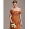 imageEverPretty Womens Convertible Bridesmaid Dress Infinity MultiWay Wrap Gowns Twist Wrap Dresses 02410Burnt Orange