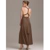 imageEverPretty Womens Convertible Bridesmaid Dress Infinity MultiWay Wrap Gowns Twist Wrap Dresses 02410Coffee
