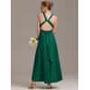 imageEverPretty Womens Convertible Bridesmaid Dress Infinity MultiWay Wrap Gowns Twist Wrap Dresses 02410Dark Green