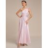 imageEverPretty Womens Convertible Bridesmaid Dress Infinity MultiWay Wrap Gowns Twist Wrap Dresses 02410Metallic Pink