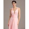 imageEverPretty Womens Convertible Bridesmaid Dress Infinity MultiWay Wrap Gowns Twist Wrap Dresses 02410Pink