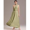 imageEverPretty Womens Convertible Bridesmaid Dress Infinity MultiWay Wrap Gowns Twist Wrap Dresses 02410Sage Green
