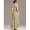 imageEverPretty Womens Convertible Bridesmaid Dress Infinity MultiWay Wrap Gowns Twist Wrap Dresses 02410Sage Green