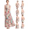 imageEverPretty Womens Convertible Bridesmaid Dress Infinity MultiWay Wrap Gowns Twist Wrap Dresses 02410Apricot Print
