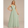 imageEverPretty Womens Crew Neck Sleeveless A Line Hollow Out Sequin Maxi Fromal Dress 01955Mint Green