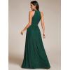 imageEverPretty Womens Summer Halter Sleeveless Pletaed Floor Length Glitter Formal Evening Gowns 41961Dark Green