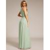 imageEverPretty Womens Summer Halter Sleeveless Pletaed Floor Length Glitter Formal Evening Gowns 41961Mint Green