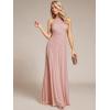 imageEverPretty Womens Summer Halter Sleeveless Pletaed Floor Length Glitter Formal Evening Gowns 41961Pink