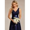 imageEverPretty Womens Sexy V Neck Empire Waist Sleeveless Lace Chiffon HiLo Cocktail Dress 00207PHNavy Blue